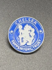 Chelsea Supporters Trust Blue Lion Soccer Enamel Pin Badge