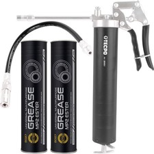 EINHAND FETTPRESSE HANDFETTPRESSE + SCHLAUCH + 2x 400g MANNOL MEHRZWECKFETT MP2