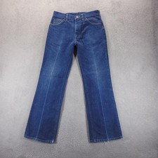 VTG Lee Jeans Mens 31x30 Blue Made in USA Union 70s Talon Zipper