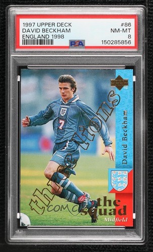 David Beckham #86 1997 Upper Deck England card