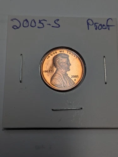 2005-S Lincoln Memorial Cent Proof — photo from another recent sale