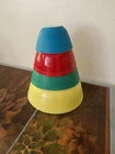 Vintage Pyrex Primary Color Set 4 Nesting/Mixing Bowls