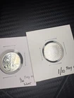 Two 1/10oz .999 Fine Silver Rounds