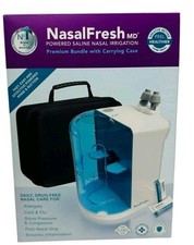 NasalFresh MD Dual Powered Saline Nasal Irrigation System Premium Bundle New