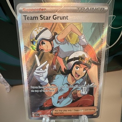 The Pokémon Company Team Star Grunt 242/198 SV01 Ultra Rare Full Art Holo EN
