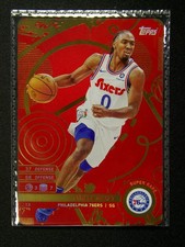 2025 Topps Match Attax Tyrese Maxey #13 Red Super Rare 1:96