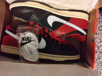 Nike Dunk Low CL 2006 Black Varsity Red White Sz 10 DS OG Box 304714-01