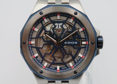 Edox Delfin Mecano 85303 Men's 43mm Stainless Steel Swiss Automatic Wristwatch