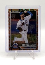 2026 Topps David Peterson Orange /25 Mets