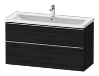 Duravit D-Neo Waschtischunterschrank Mit 2 AuszüGen Griff Edelstahl GebüRstet...