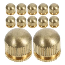 12 Pcs Copper Flower Branch Hanging Plate Nuts Ceiling Light Finial