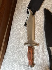 Texas Bowie 12” Fixed Blade Hunting/Survival Knife Chipaway Cutlery CW-673WSB