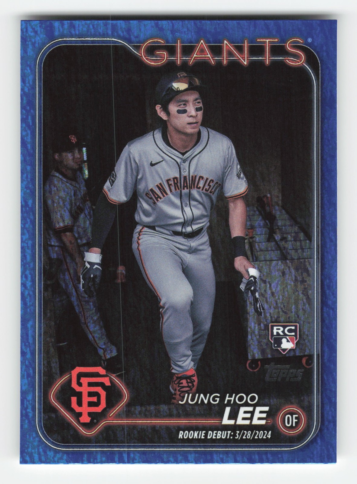 2024 Topps Update #US343 Jung Hoo Lee Blue Holofoil #/999