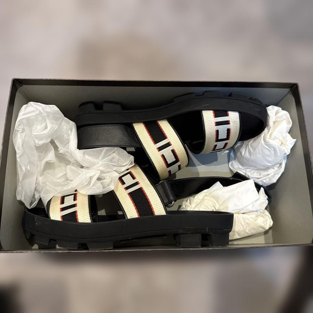 Gucci Mules Sandals Multicolor With Logo Size 7.5 US About8 For Men thumbnail 4