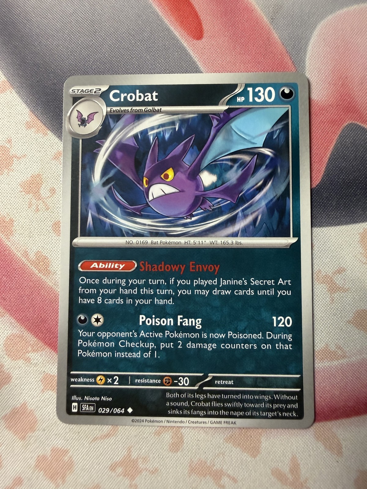 Crobat Uncommon SV: Shrouded Fable 029/064 NM English