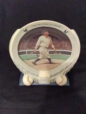 Babe Ruth Yankee Stadium 75th Anniversary Collection Bradford Exchange 3D Plate