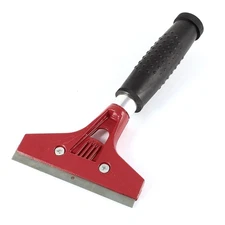 Non-slip handle metal scraper, ice and snow remover