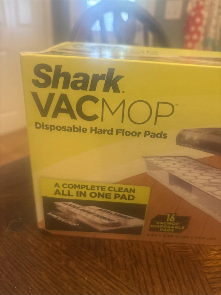Shark Vacmop Disposable Hard Floor Vacuum Mop - White 16 PER BOX !!!! Not 10 - Image 4 of 4