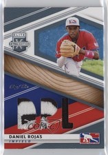 2020 Panini Elite Extra Edition DPL Material Platinum 1/1 Daniel Rojas 0i4k