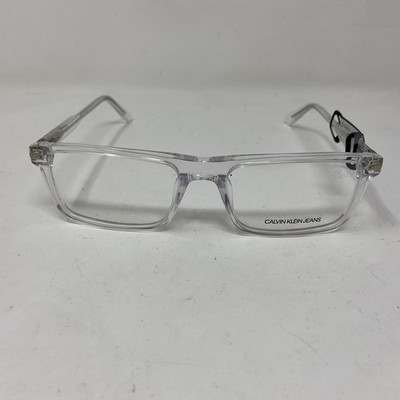 Calvin Klein CKJ 19526 971 55-18-145 Clear Crystal Eyeglasses Flex Hinge C105
