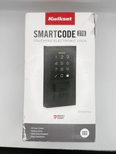 Kwikset Smartcode 270 Matte Black Deadbolt 992700-005 Open Box