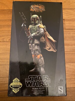 未開封 SIDESHOW STAR WARS Boba Fett Sideshow Star Wars Scum & Villainy Boba Fett TESB Bounty Hunter