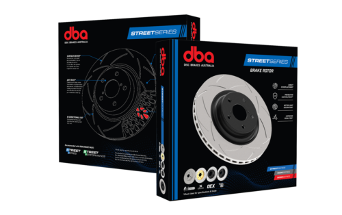 DBA Brakes Rear T2 Grooved Brake Discs for Subaru Impreza WRX/STI 02-07 - Picture 3 of 5