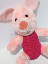 Disneyland Winnie The Pooh Piglet Plush Stuffed Animal Toy Walt Disney World 90s