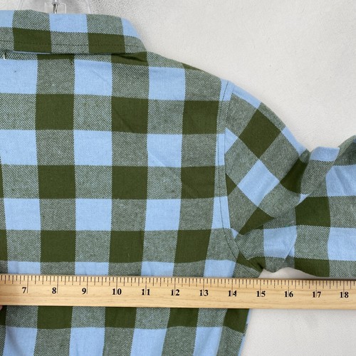 NWOT Classic Prep Marlowe Shirtdress Girls 8 Moonrise Gingham Flannel Belted - Picture 7 of 16
