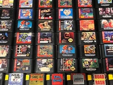 Sega Genesis OEM Authentic *Pick Your Game* Cart Only Cosmetically Flawed Tested