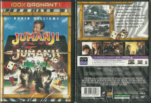 DVD - JUMANJI avec ROBIN WILLIAMS, KIRSTEN DUNST / NEUF EMBALLE - NEW SEALED - Picture 1 of 1
