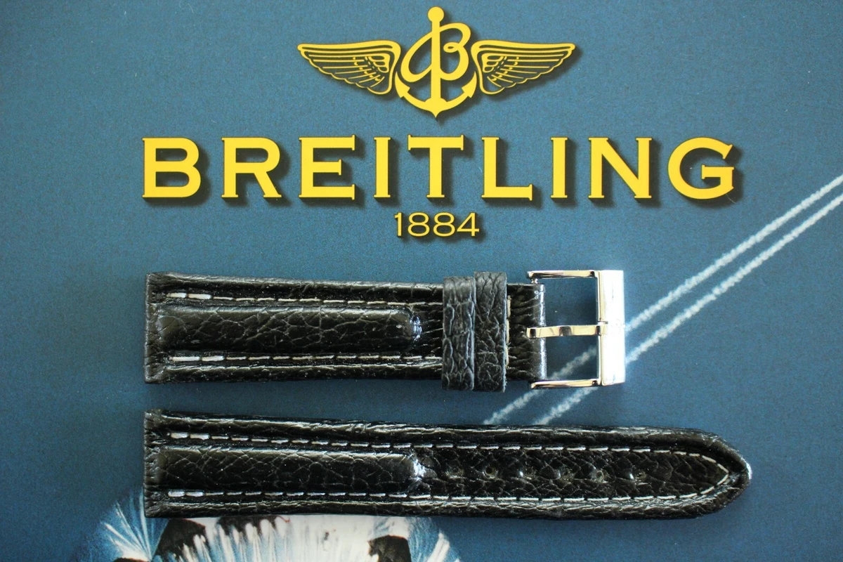 Breitling Leather Wristwatch Bands 18 mm Band Width for sale | eBay