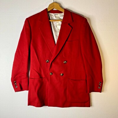 Mark Shale Women s Size 8 Vintage 70 s 100% Camel Hair Red Lined Blazer Jacket