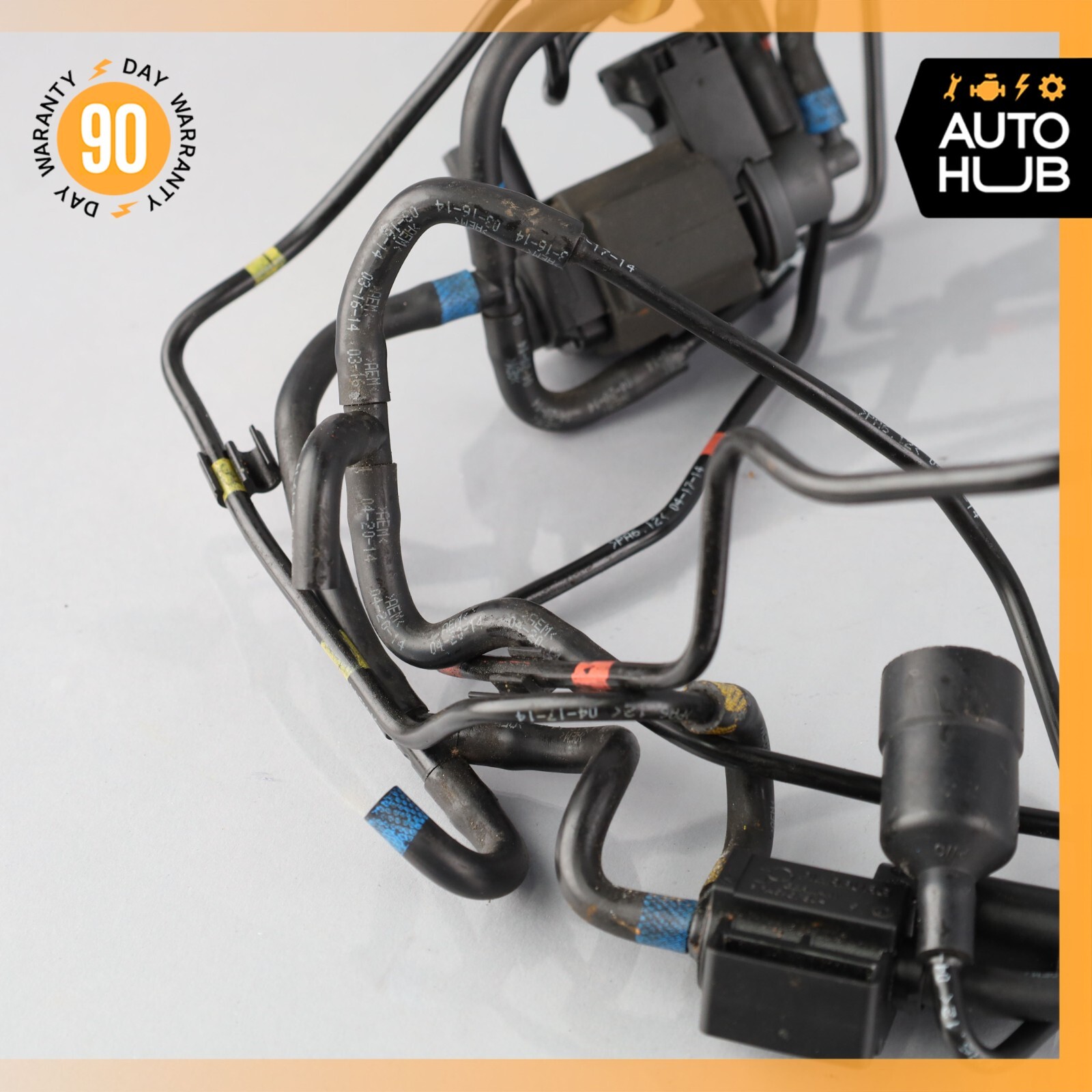 15-18 Bentley Flying Spur GT 4.0L Engine Pressure Vacuum Hose Line w/ Valve OEM