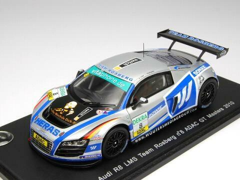 Spark 1/43 Audi R8 LMS Team Rosberg #8 - ADAC GT Masters 2010 - Pilote Haase