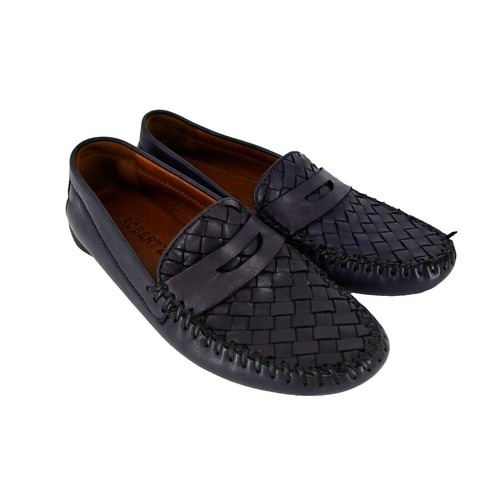 ROBERT ZUR Bit Loafer Amazonas Black Leather Slip On Men