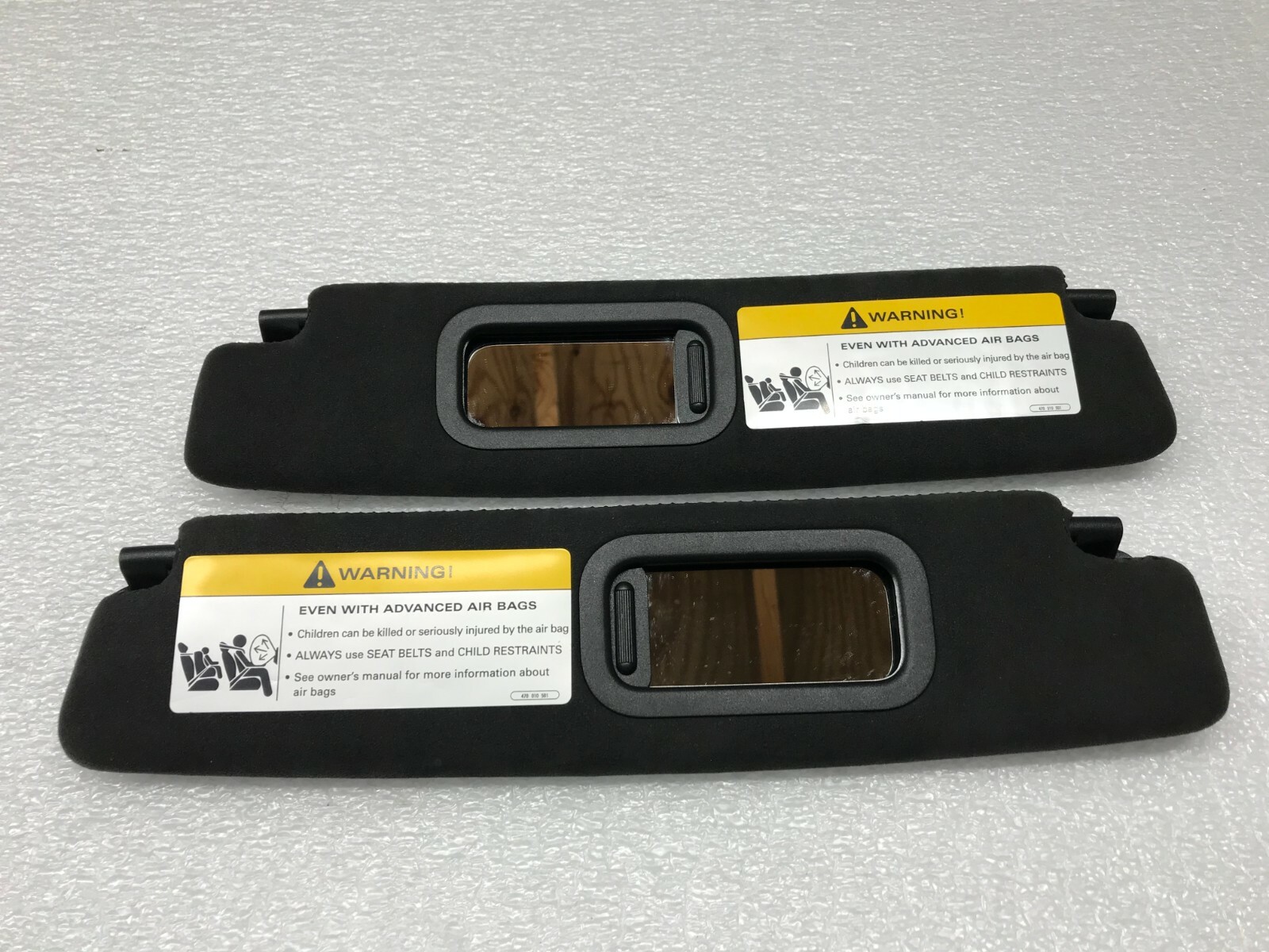 LAMBORGHINI HURACAN LP610 LP580 SUN VISOR SET OEM 4T0857552C 4T0857551C