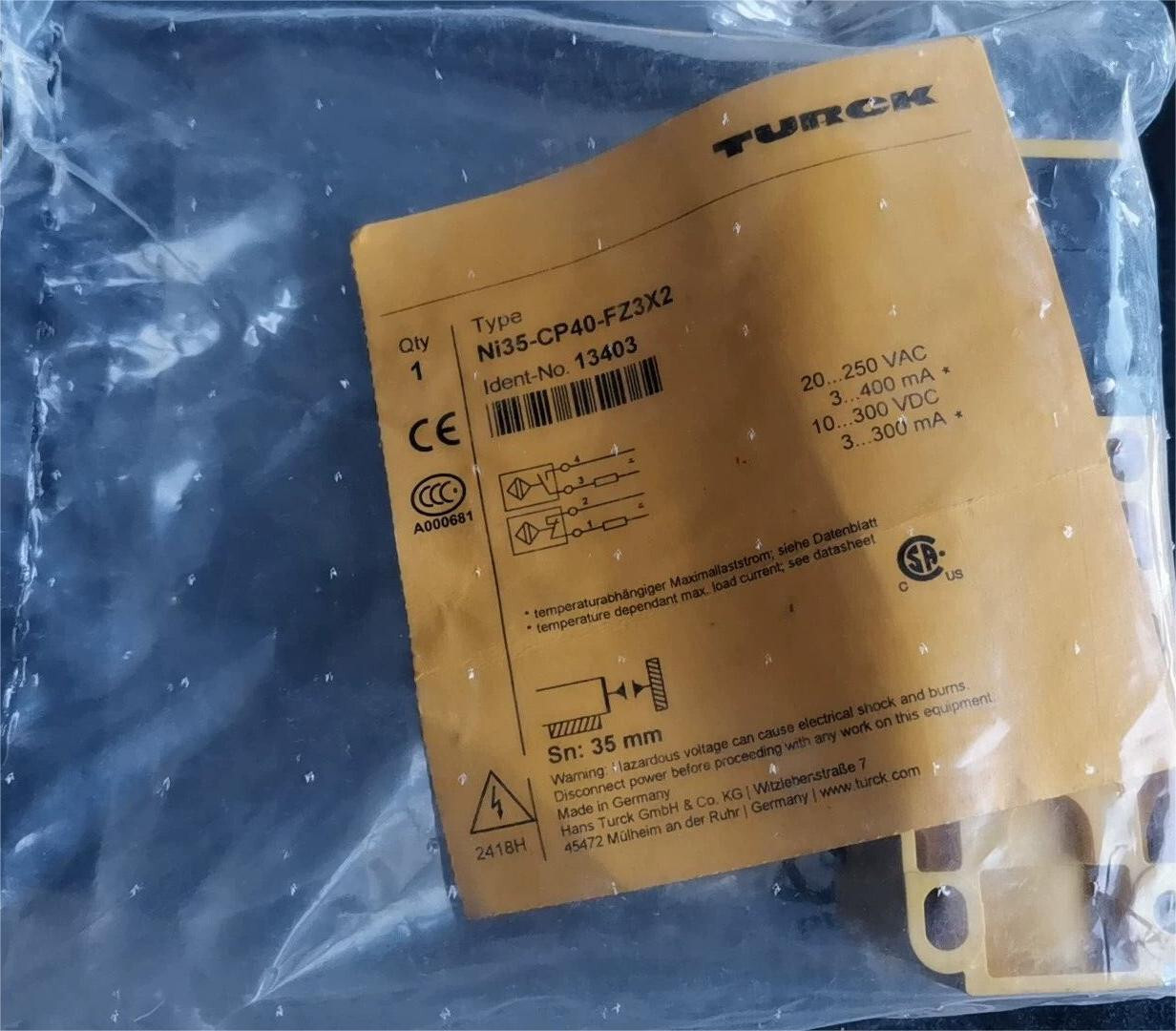 TURCK   Ni35-CP40-FZ3X2   PROXIMITY  SWITCH  NEW IN BAG .DHL/UPS