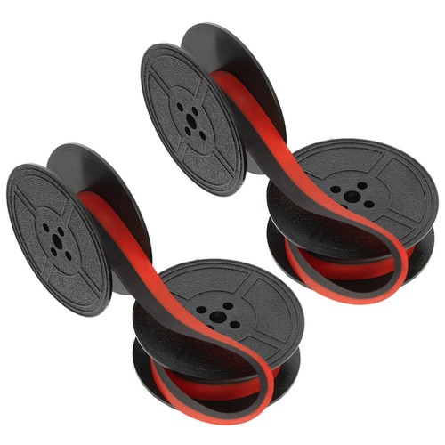 2 Sets Typewriter Ribbon Ink Office Old Replacement Adding Machine Red/black - Bild 9 von 12