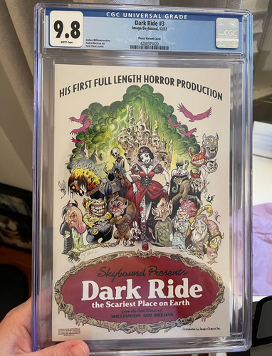 DARK RIDE #3 1:25 (2022) CGC 9.8 Fleecs Variant Cover SNOW WHITE Disney ...