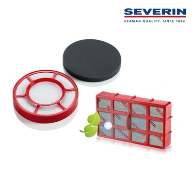 Severin high-efficiency filtro del particolato e polveri CONTENITORE  RICAMBIO FILTRO impostato (1560-048) per 7118/7115 | eBay
