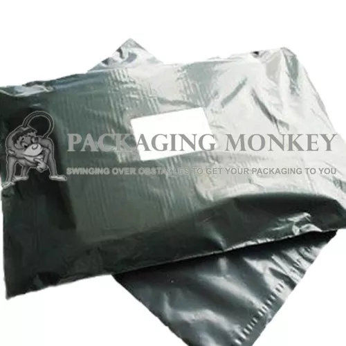 10 x strong grey mailing postal shoe bags sacks 6x9" image 2