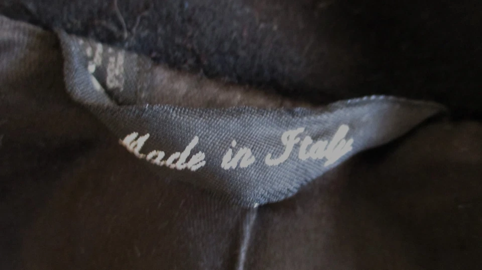 Abrigo de lana negro Tallia Uomo Loro Piana Storm System para hombre ITALIA 44R Foto 3 de 4