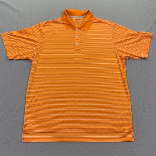 Adidas Golf Polo Shirt Mens XL Orange 