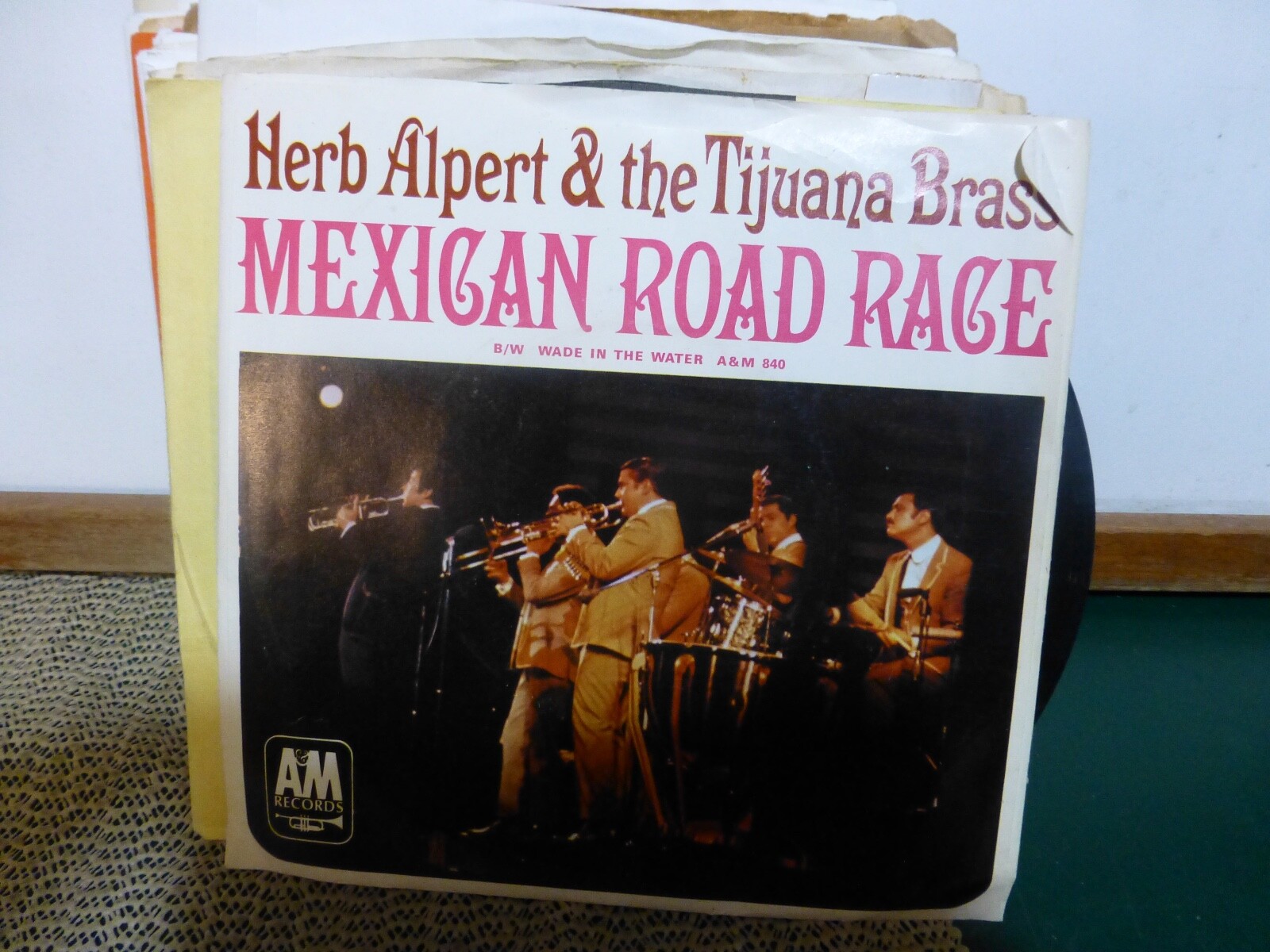 HERB ALPERT TIJUANA BRASS WADE IN THE WATER & MEXICAN ROAD RAGE EXC 45