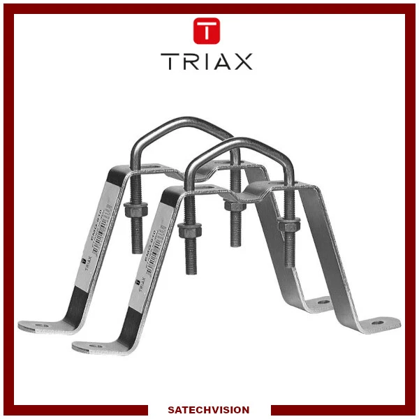 Etrier Fixation Murale Déport 10 cm Triax EMG 010 Pour Mât Parabole Antenne