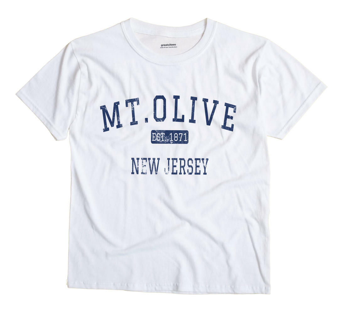 Mt.Olive New Jersey NJ T-Shirt EST | eBay