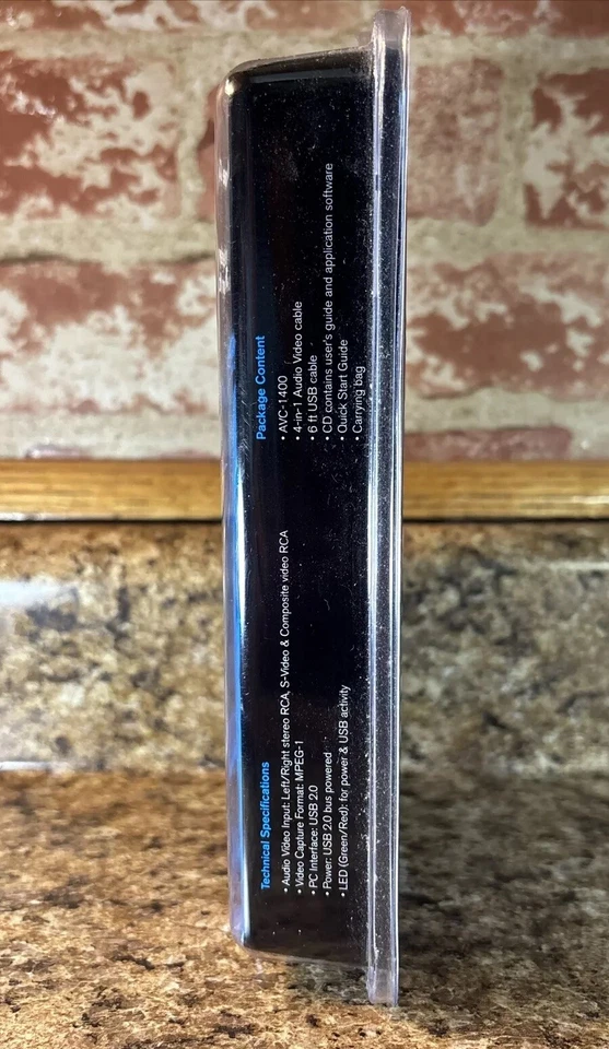 Adaptec GameBridge AVC-1400 Connect Game Console to PC Xbox PS2 GameCube VHS Hi8 - Image 2 of 4