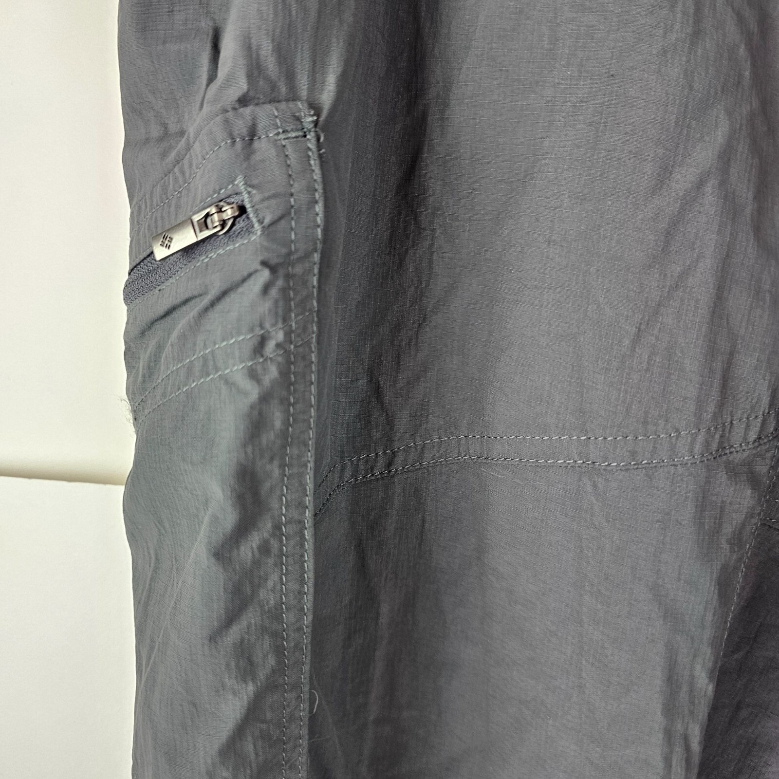 NWT Columbia Men's Grey Kestrel Trail Belted 38 x 30 Cargo Pants Hiking