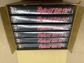 LJN Nes Nintendo Friday the 13th Factory opened case 6 Uncirculated Sealed NOS